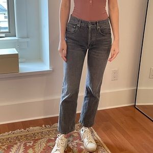 AGOLDE TAYLOR CROPPED KICK FLARE JEANS